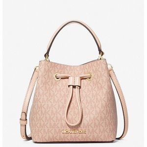 NWT Michael Kors Small Satchel Bucket Crossbody